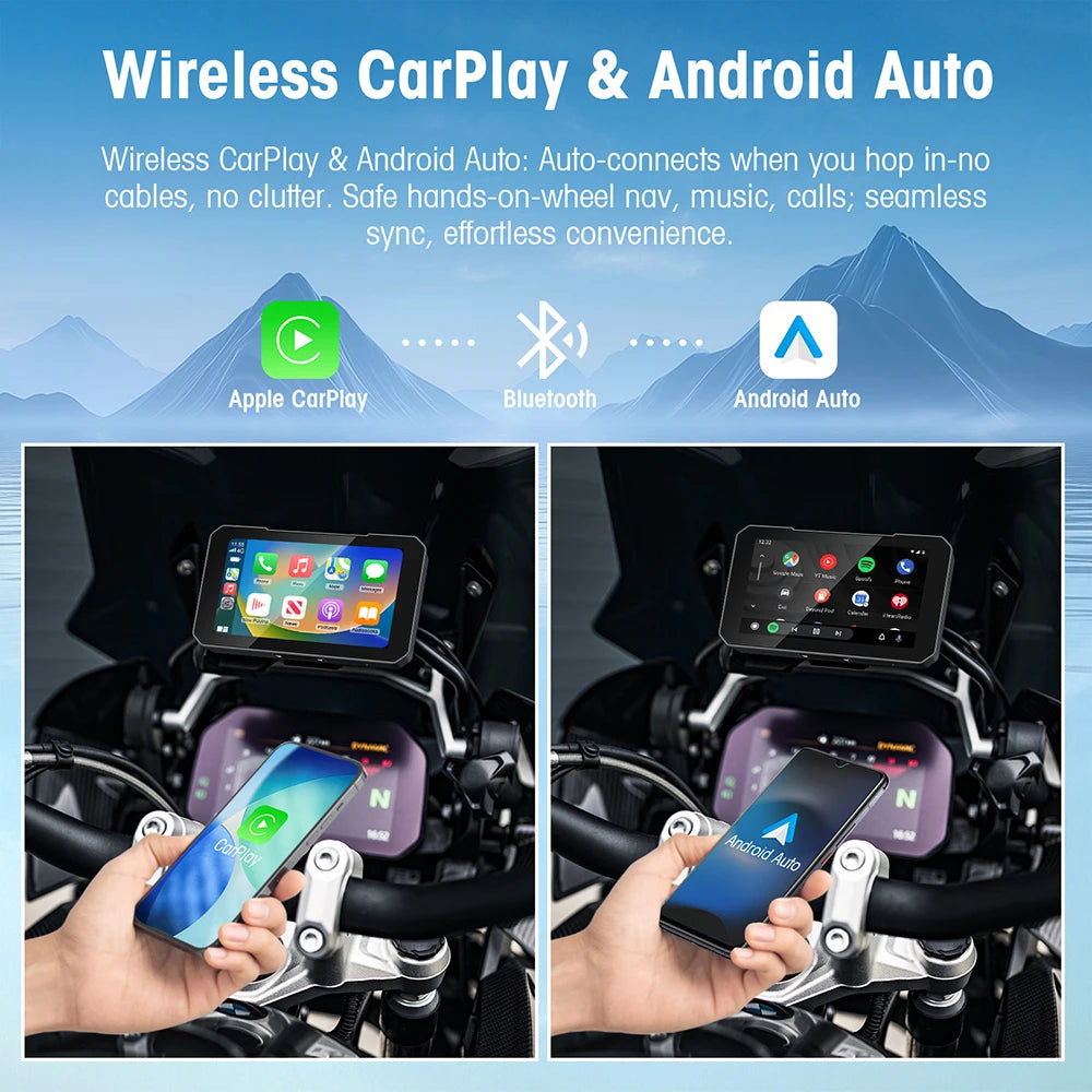 Wireless Motorcycle GPS Navigation