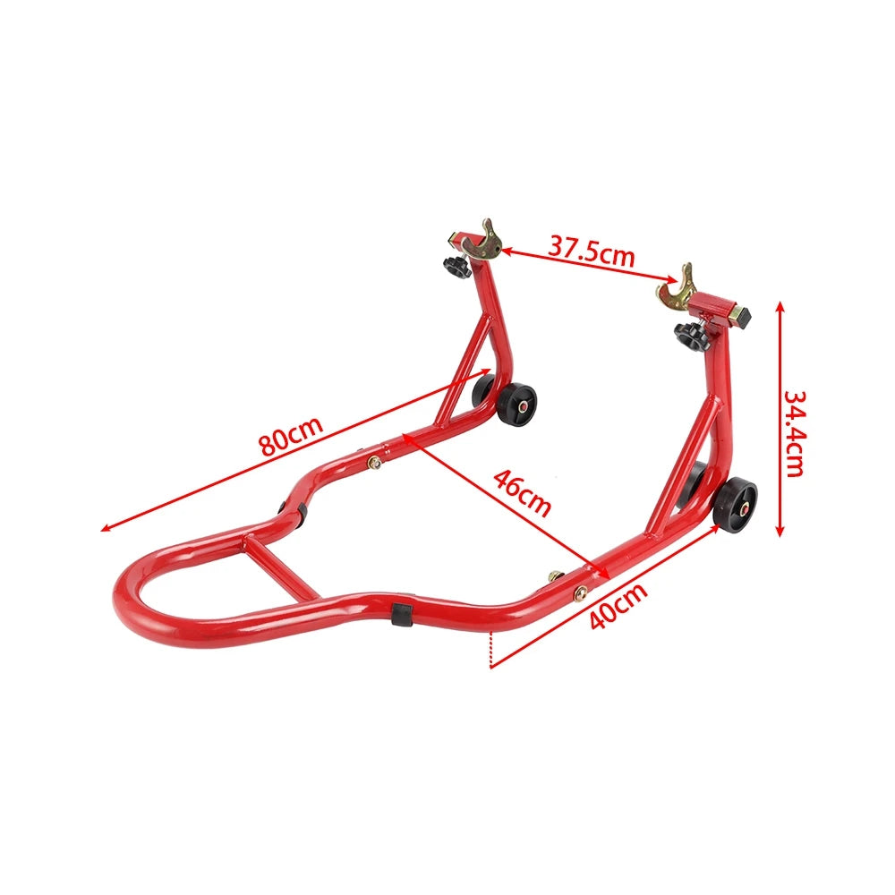 Heavy-Duty Motorcycle Front and Rear Stand Combo