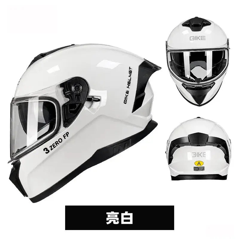 Dual Lens Full Face Motorcycle Helmet