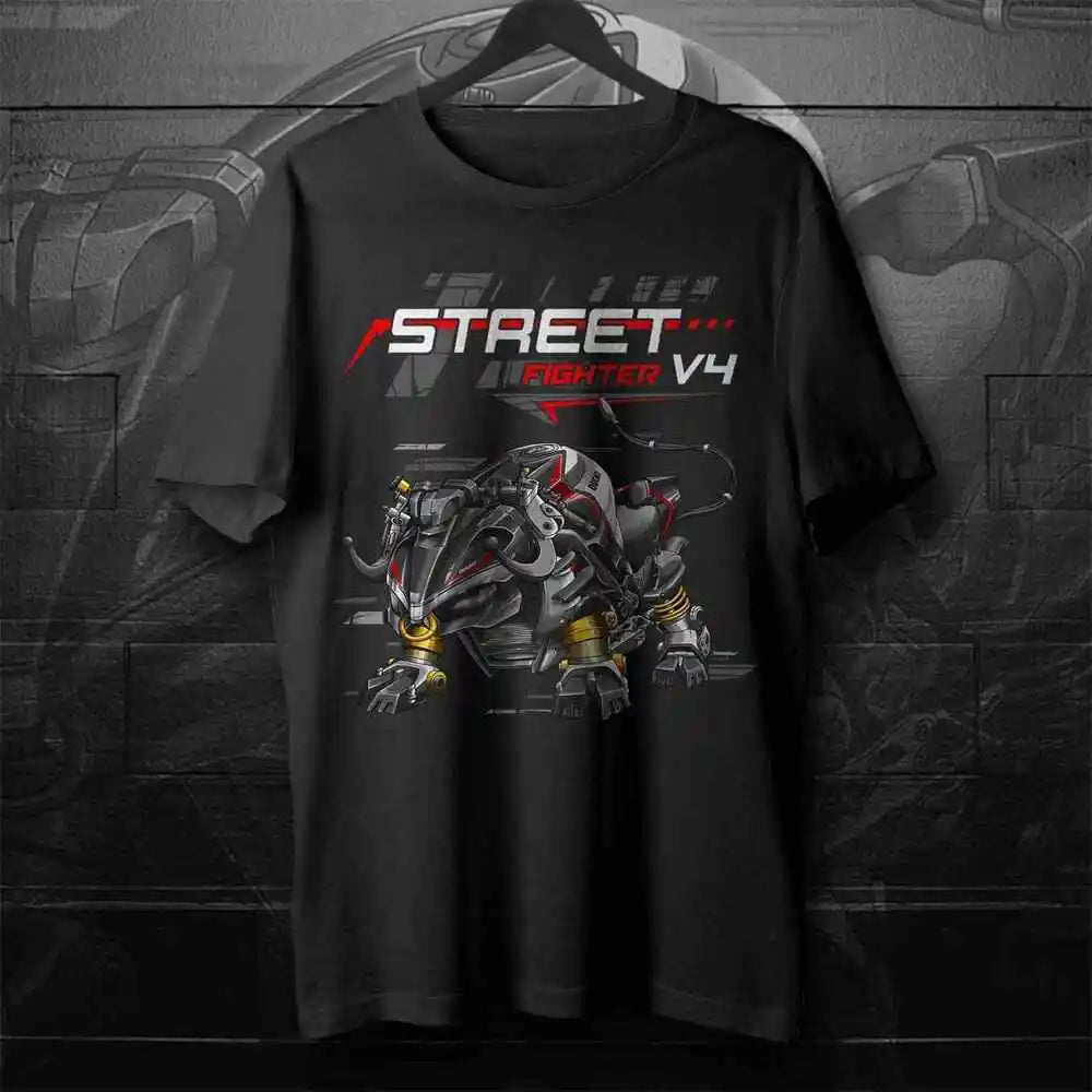 Streetfighter V4 Motorcycle T-Shirt for Sportbike Enthusiasts