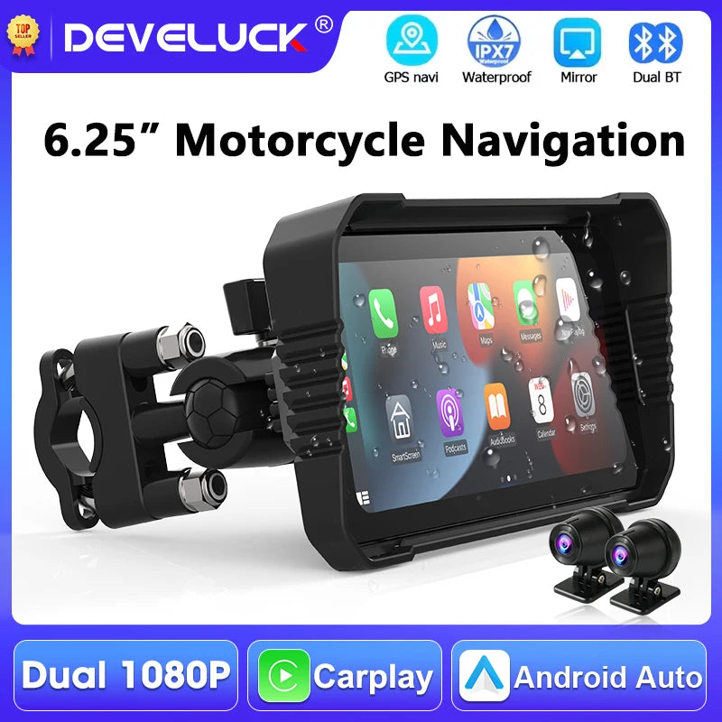 motorcycle touch screen GPS navigation system
