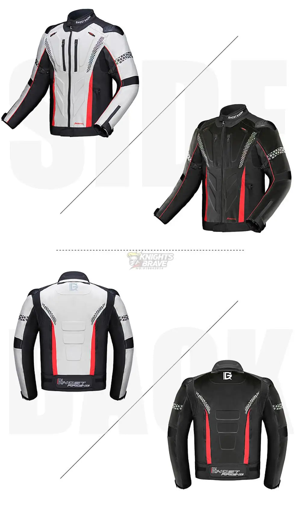 Men's Racing Motorcycle Jacket – Waterproof, Insulated