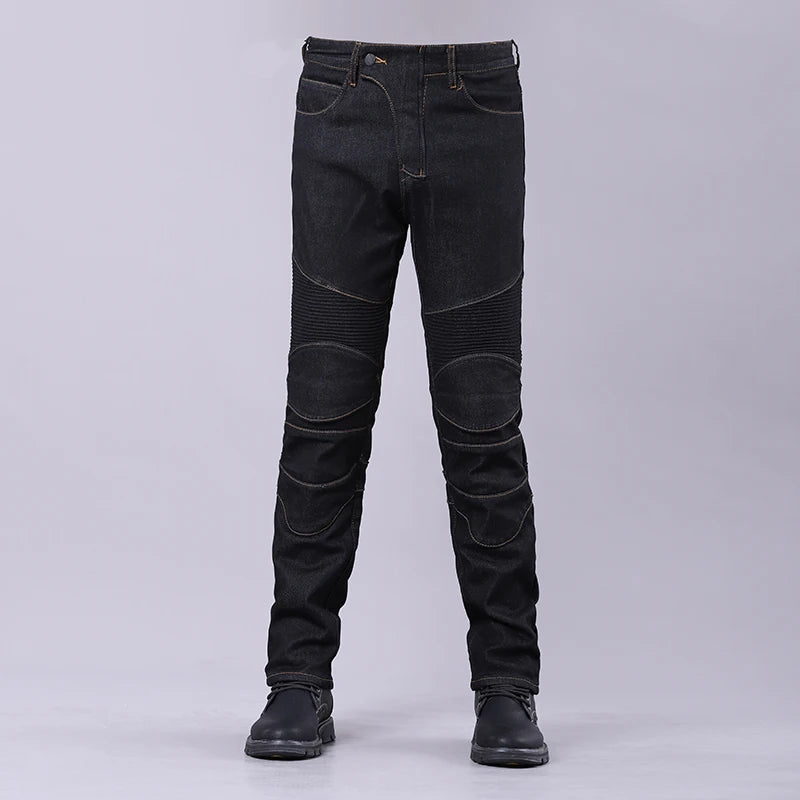 Men's Motorcycle Riding Jeans with Protective Pads