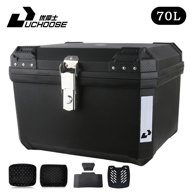 Universal 70L Motorcycle Tail Box Trunk