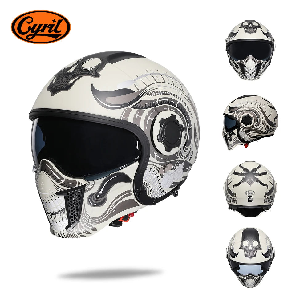 Cyril Motorcycle Helmet for Men and Women