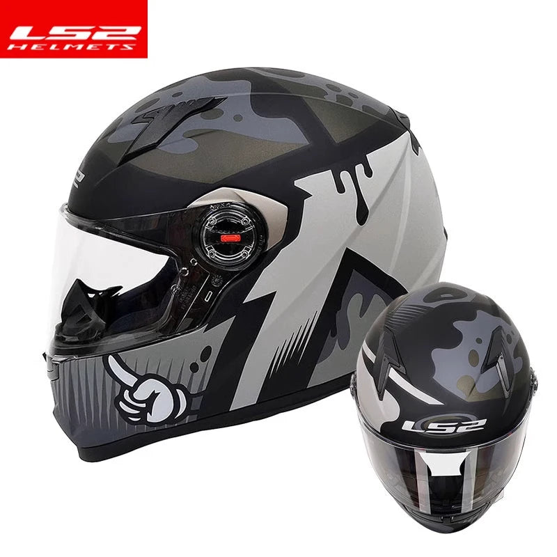 LS2 ECE Certified Full Face Motorcycle Helmet
