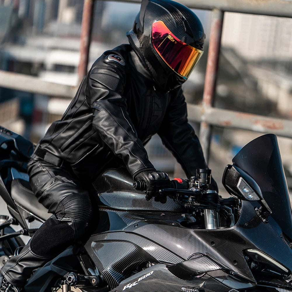 Men's Leather Motorcycle Jacket