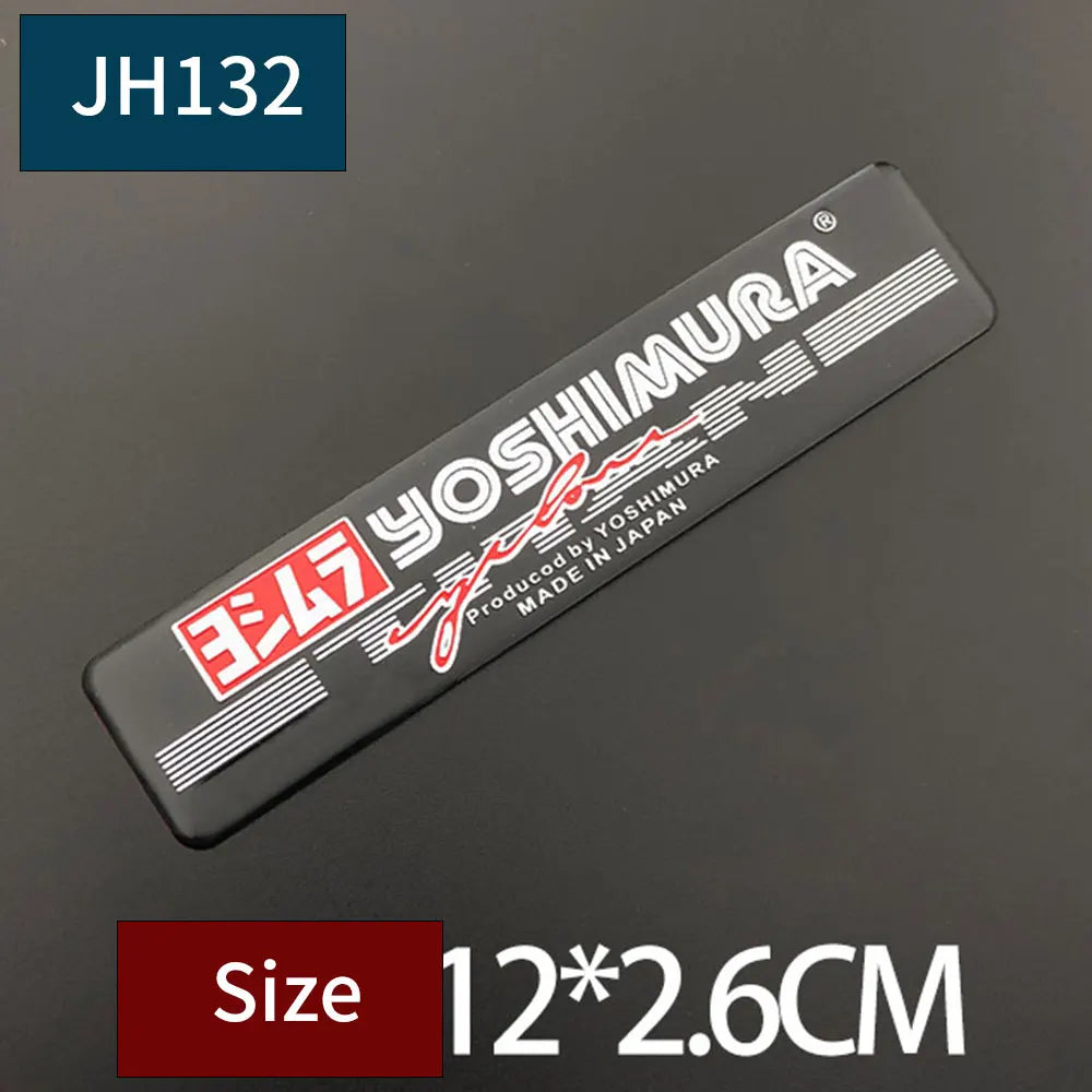 Aluminium Scorpio Motorcycle Exhaust Pipe Decals