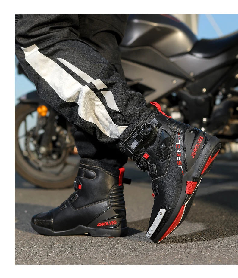 All-Season Men's Motorcycle Boots