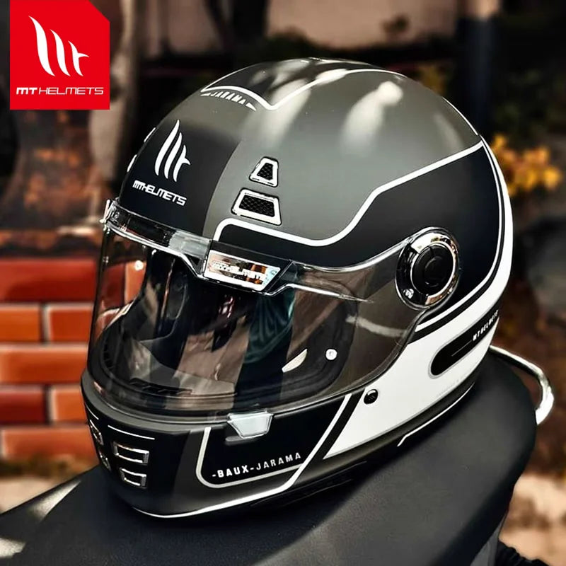 MT Jarama Retro Motorcycle Helmet