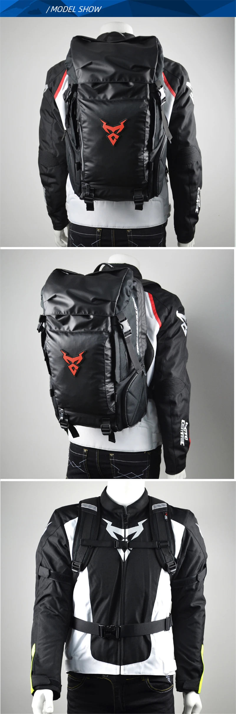 Waterproof Motorcycle Rear Seat Bag