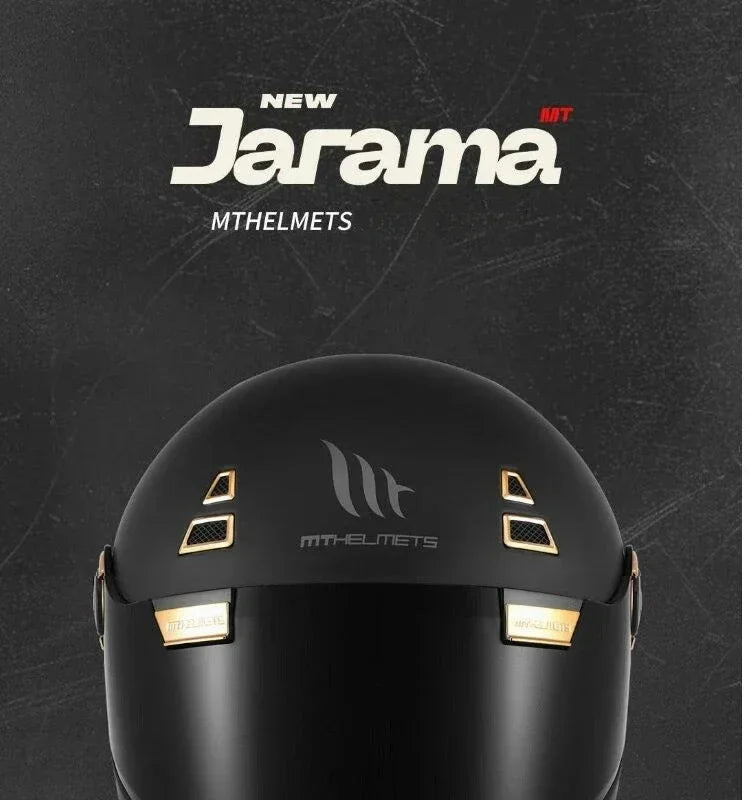 MT Jarama Retro Motorcycle Helmet