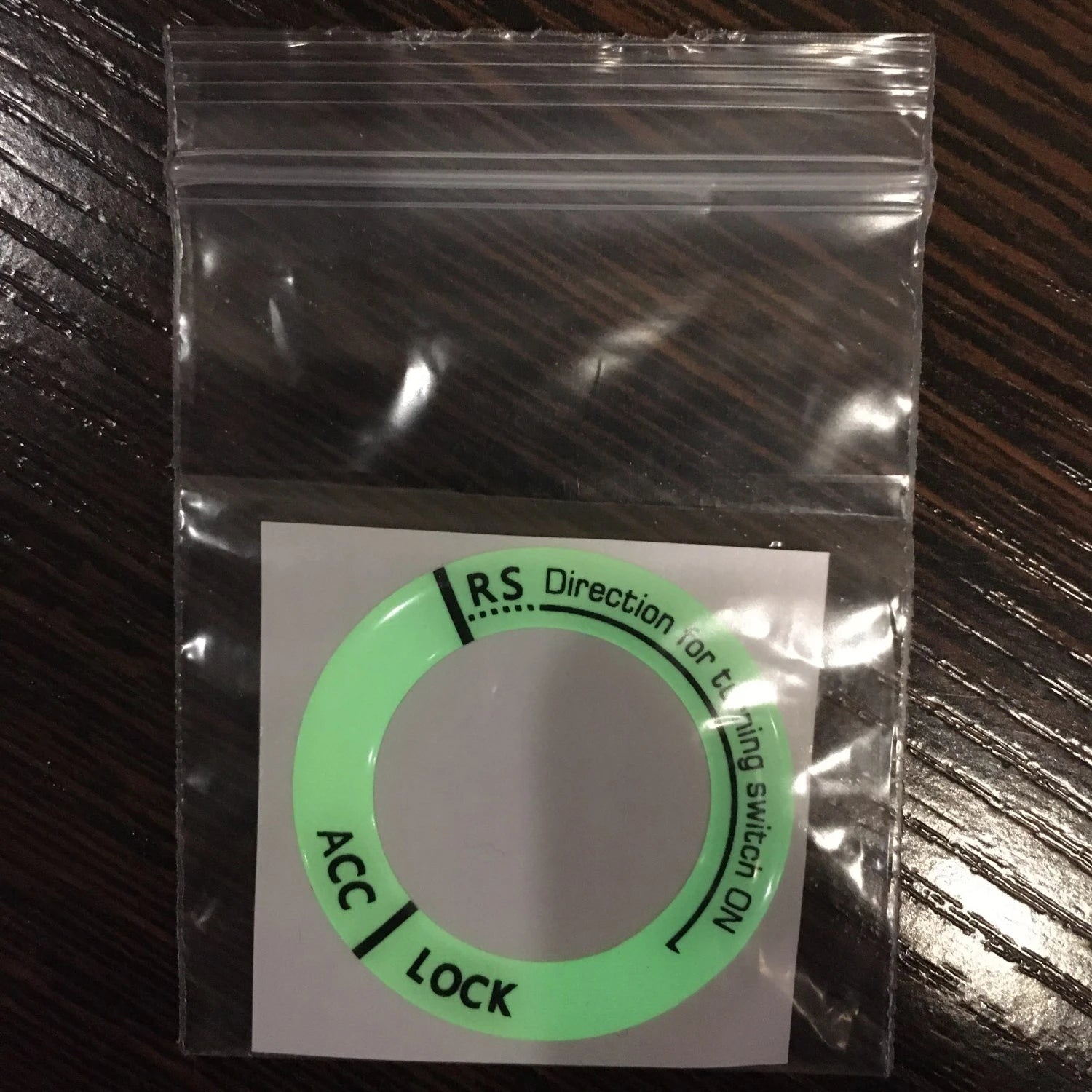 Night Luminous Motorcycle Key Ring Stickers