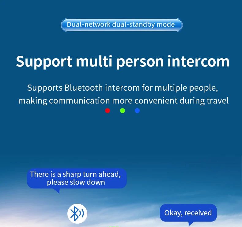 Bluetooth Motorcycle Headset