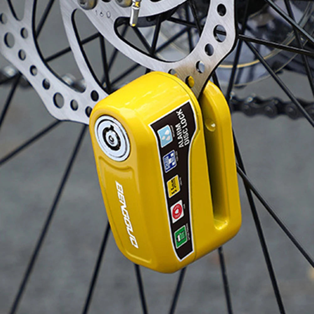 Motorcycle Alarm Wheel Disk Brake Lock
