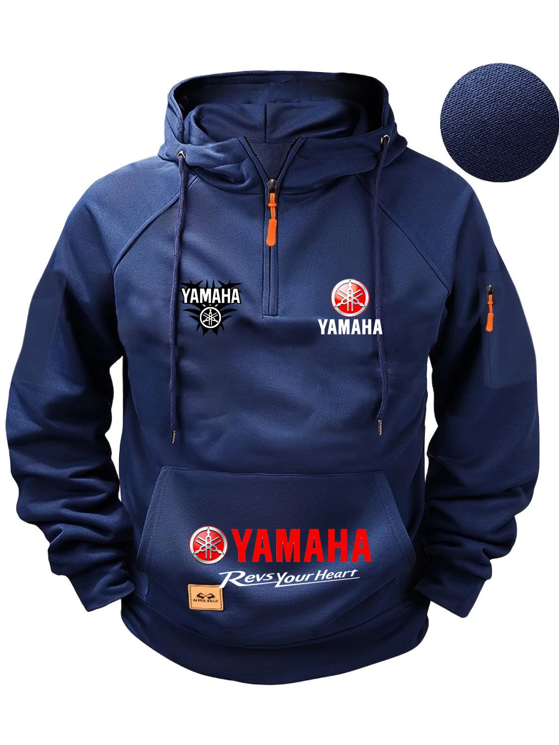 Hooded Fleece Motorcycle Sweatshirt