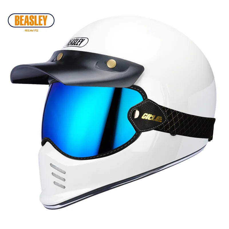BEASLEY ECE DOT Bluetooth Electric Motorcycle Helmet