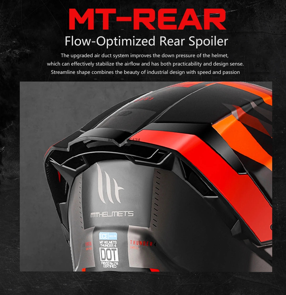 Full Face Motorcycle Helmet with Clear Visor