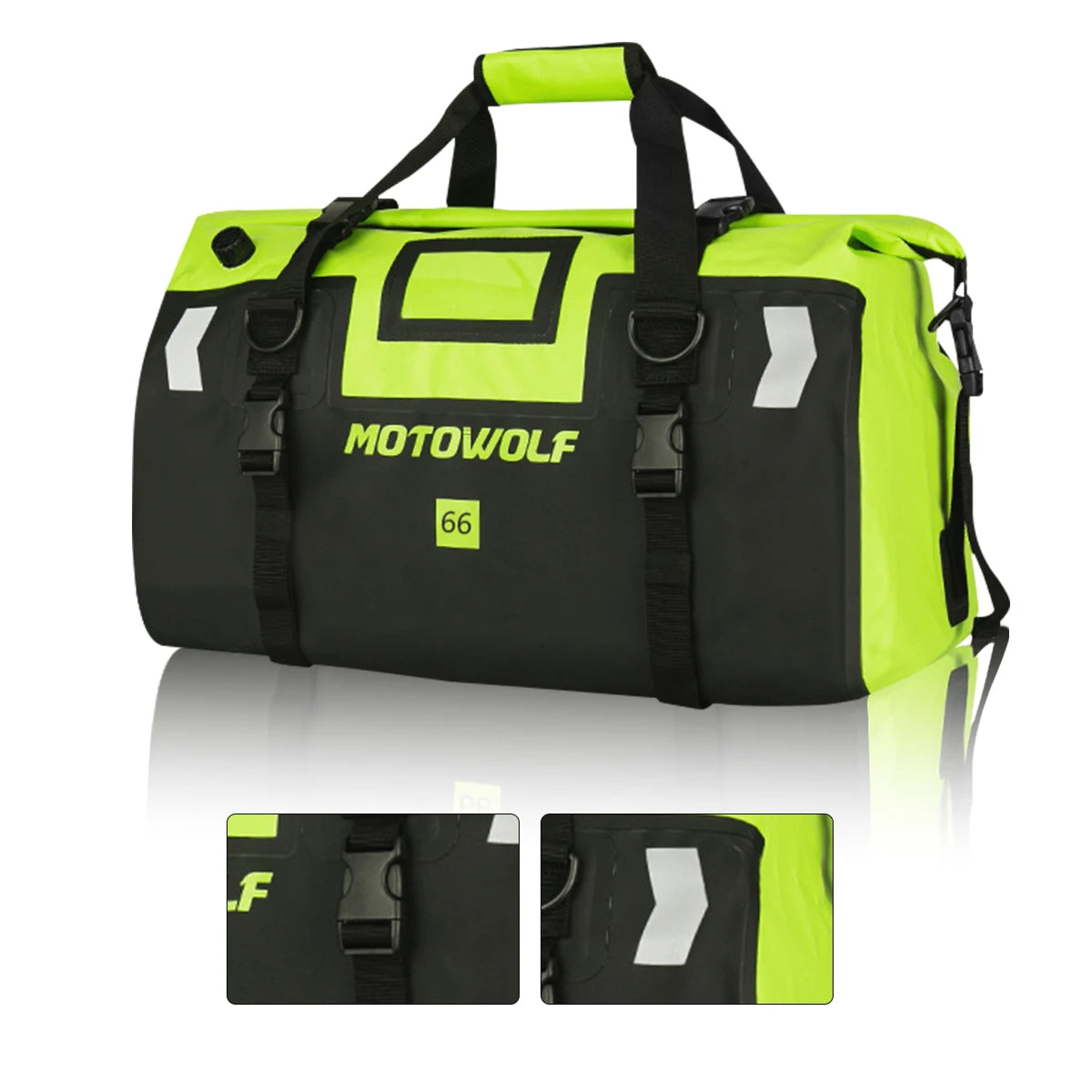 Waterproof Motorcycle Tail Bag 66L