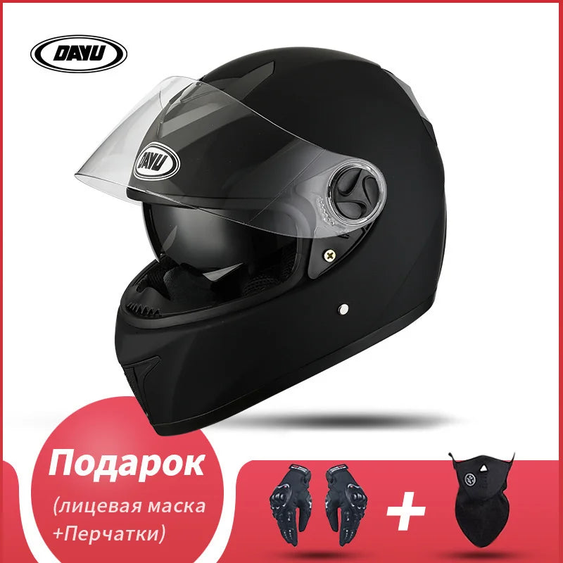 Dual Visor Full Face Modular Motorcycle Helmet
