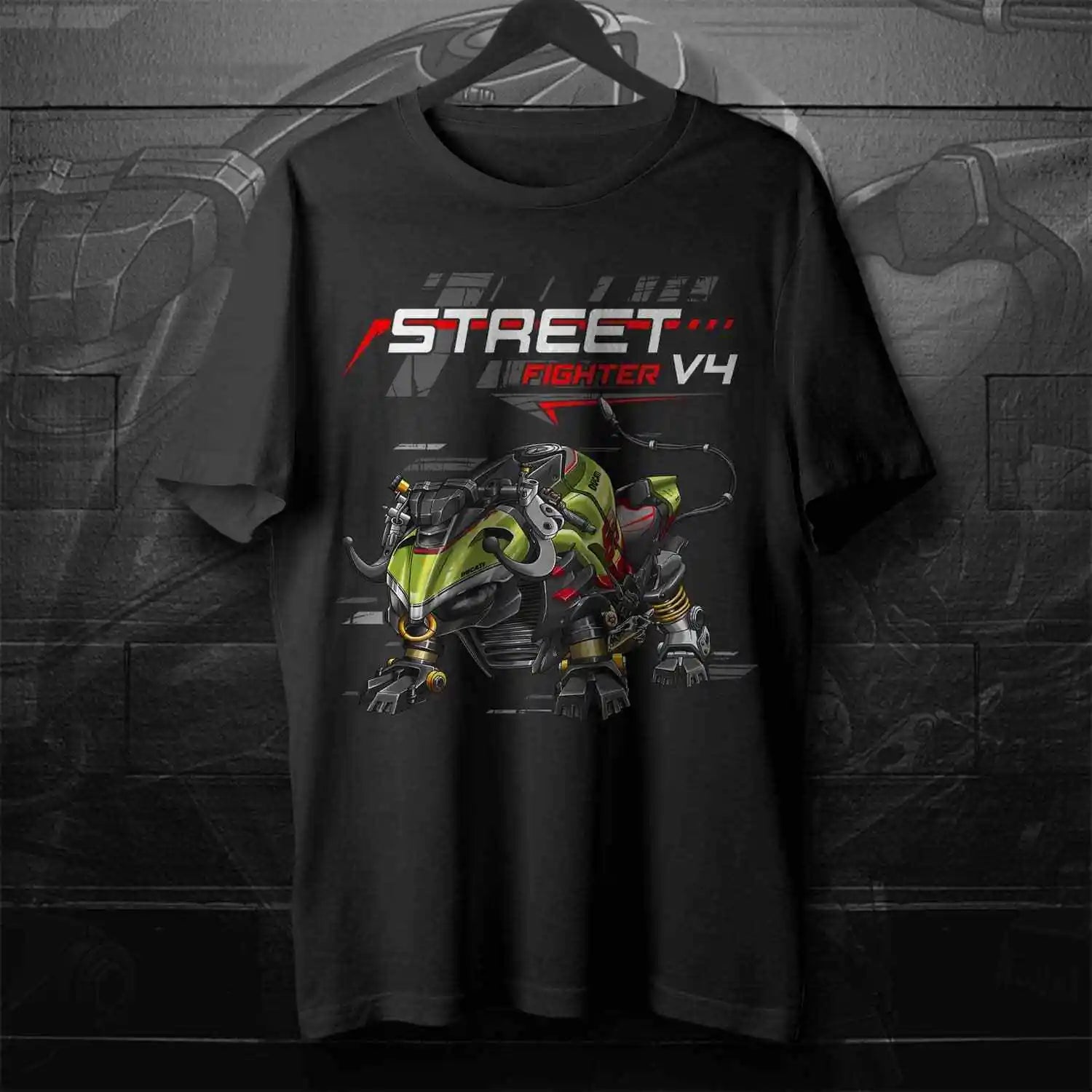 Streetfighter V4 Motorcycle T-Shirt for Sportbike Enthusiasts