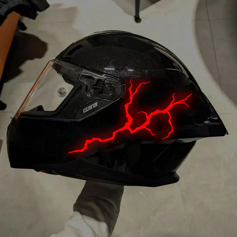 Reflective Lightning Motorcycle Stickers