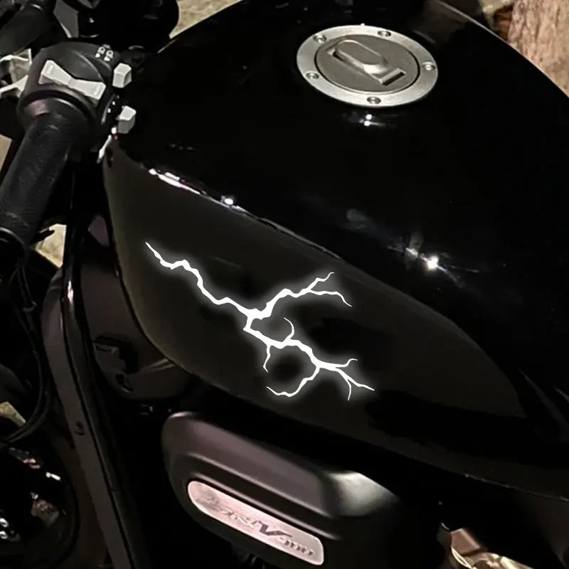 Reflective Lightning Motorcycle Stickers