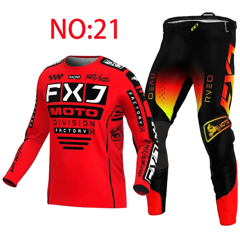 Kids Motocross Jersey and Pants Set