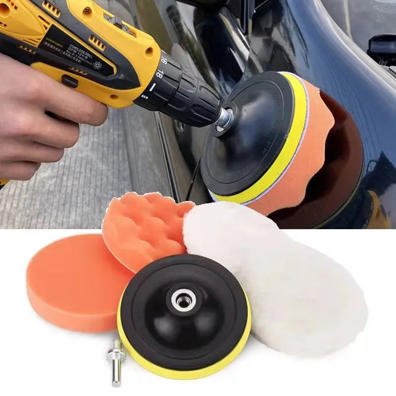 Vehicle Polishing Foam Pad Kit for Auto and Motorcycle