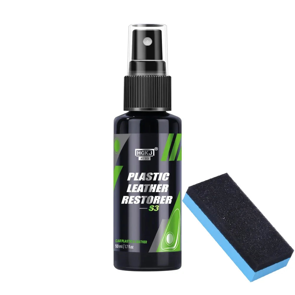 Motorcycle Plastic Restorer Back to Black Gloss Kit