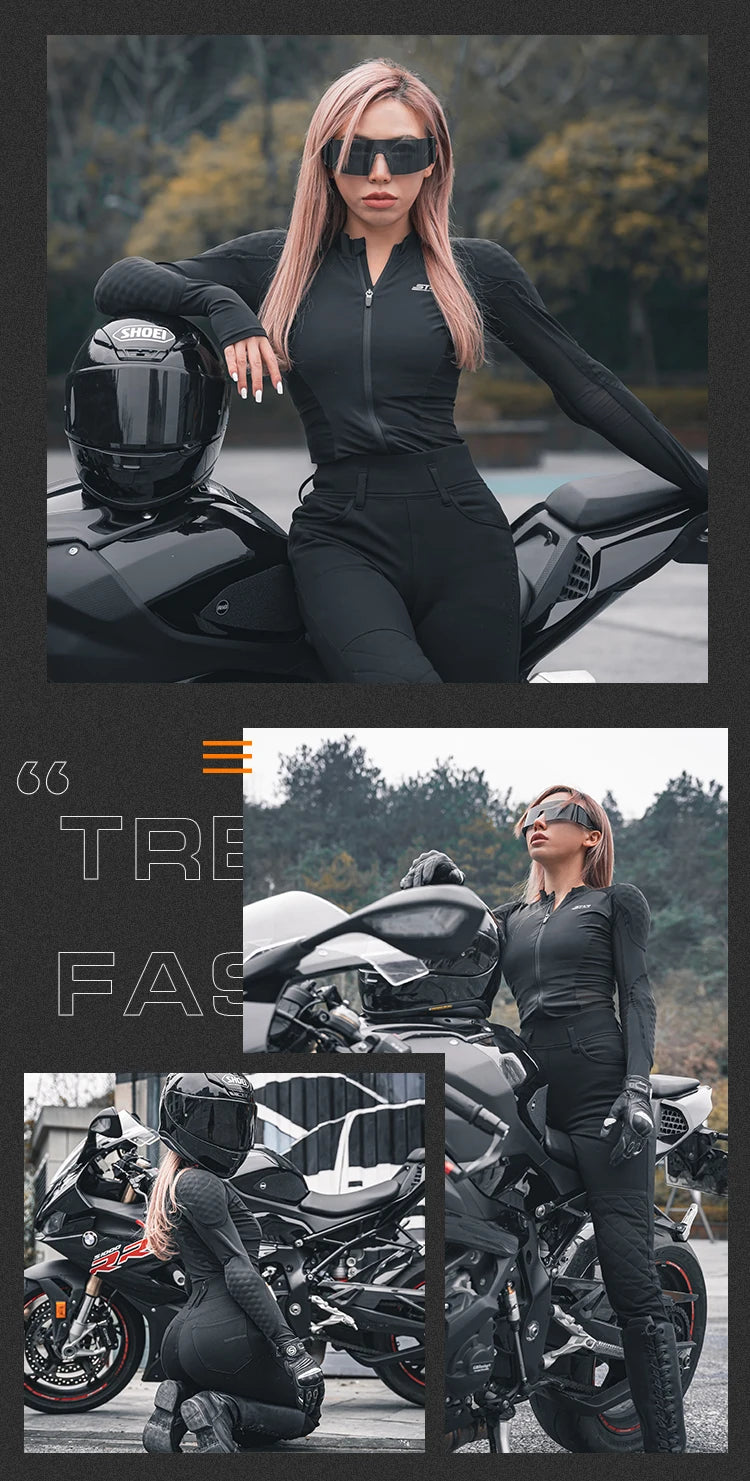 Women's CE Level 2 Summer Motorcycle Armor Jacket