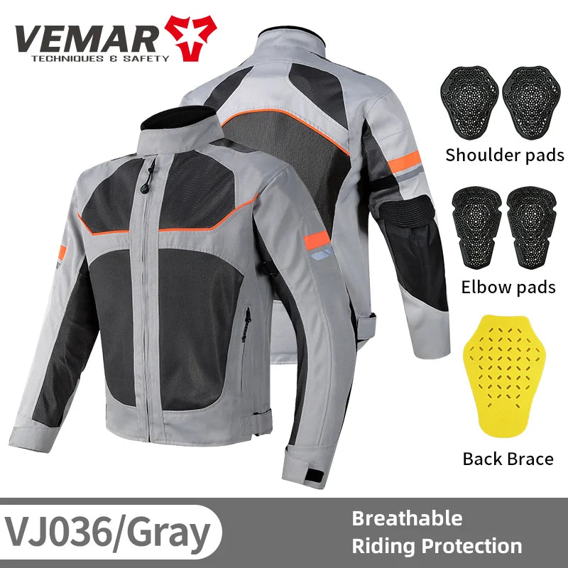 Reflective Motocross Jacket Summer