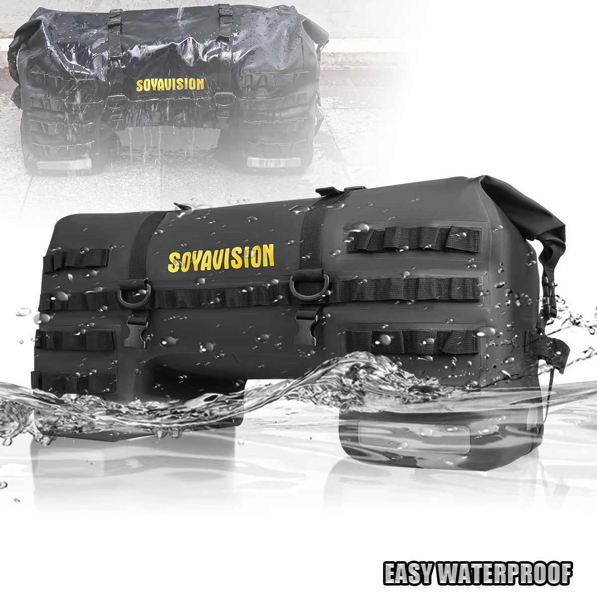Waterproof Motorcycle Tail Bag 66L