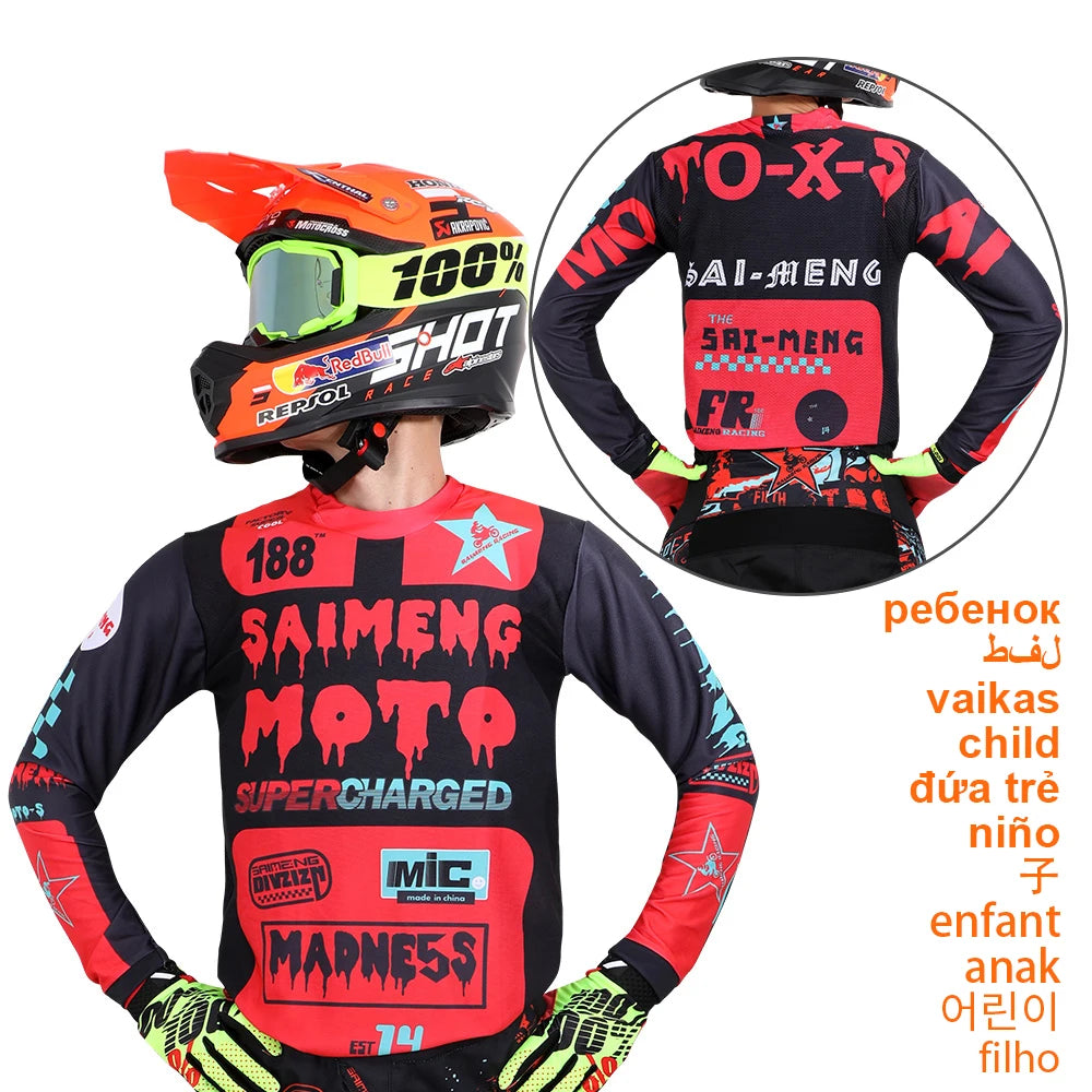 Youth Motocross Racing Jersey