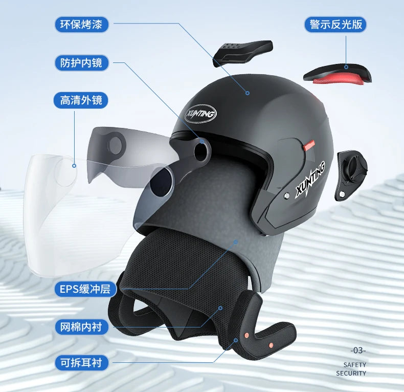 Winter Motorcycle Helmet