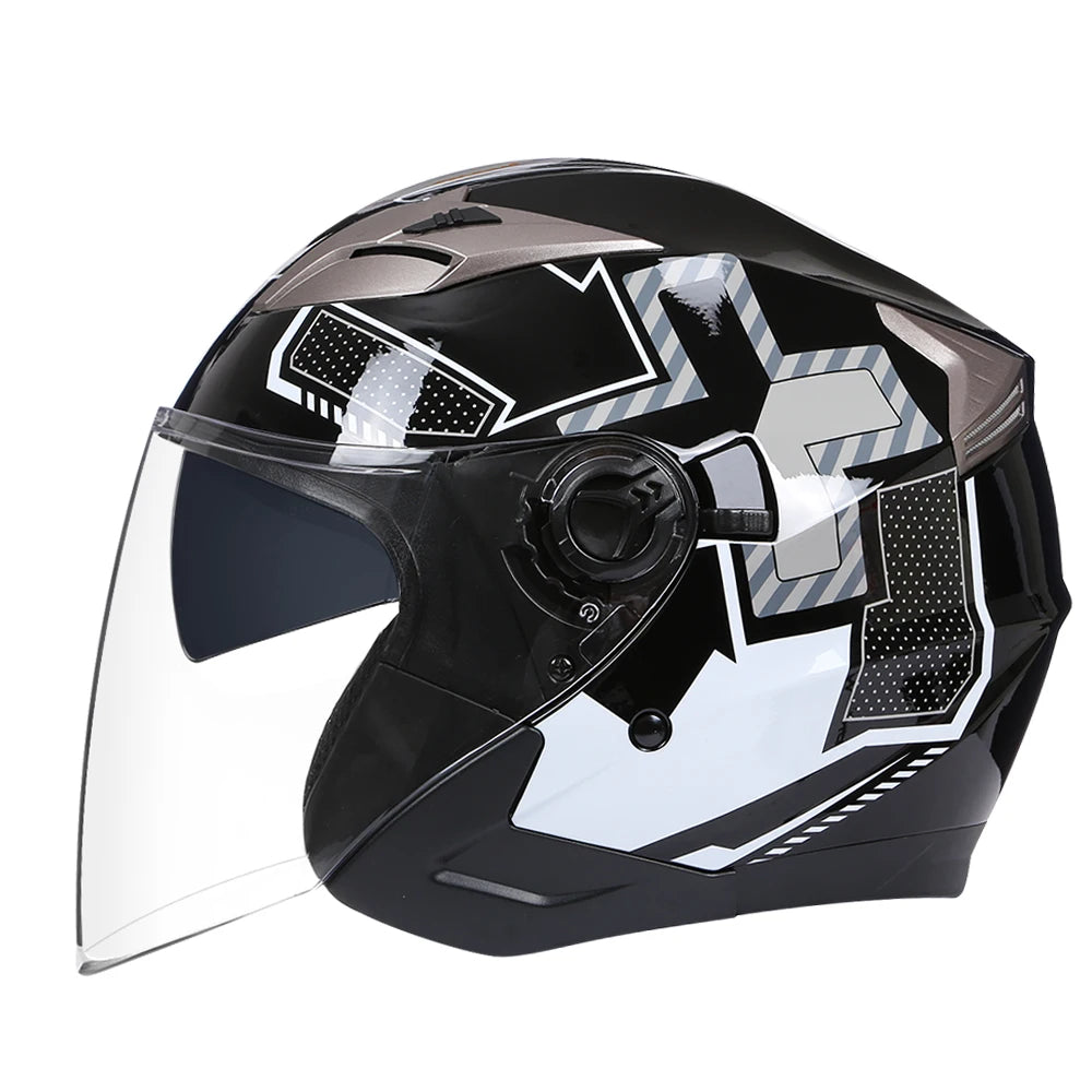 ECE Dot Approved Open Face Motorcycle Helmet