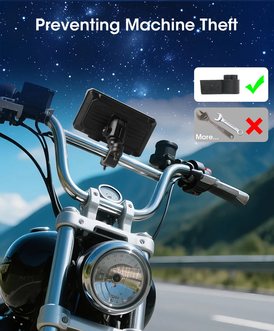 Motorcycle GPS Navigation System