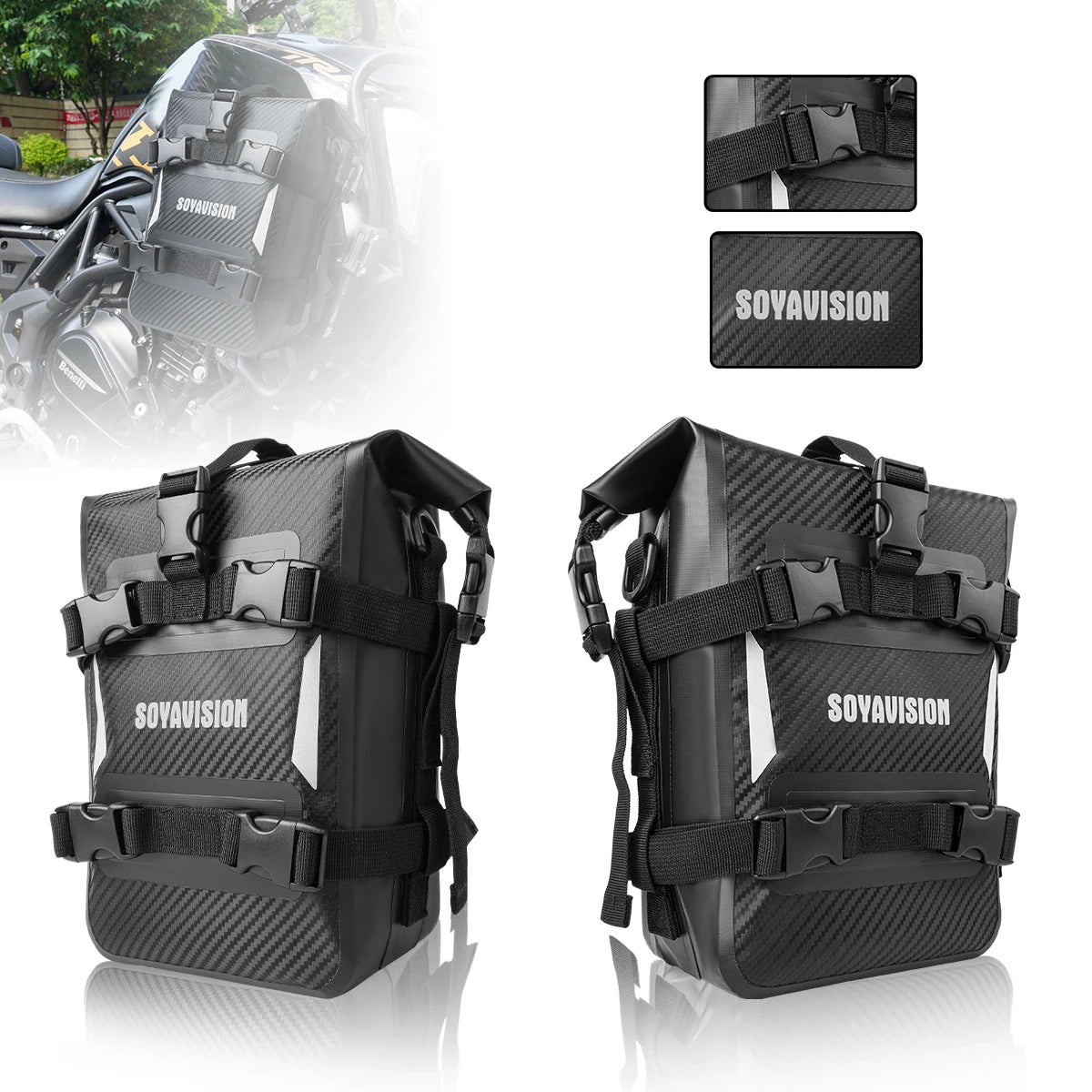 Durable Side Bags for Crash Bars