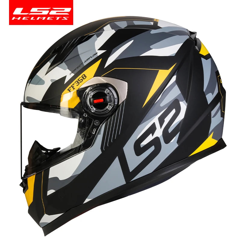 LS2 ECE Certified Full Face Motorcycle Helmet