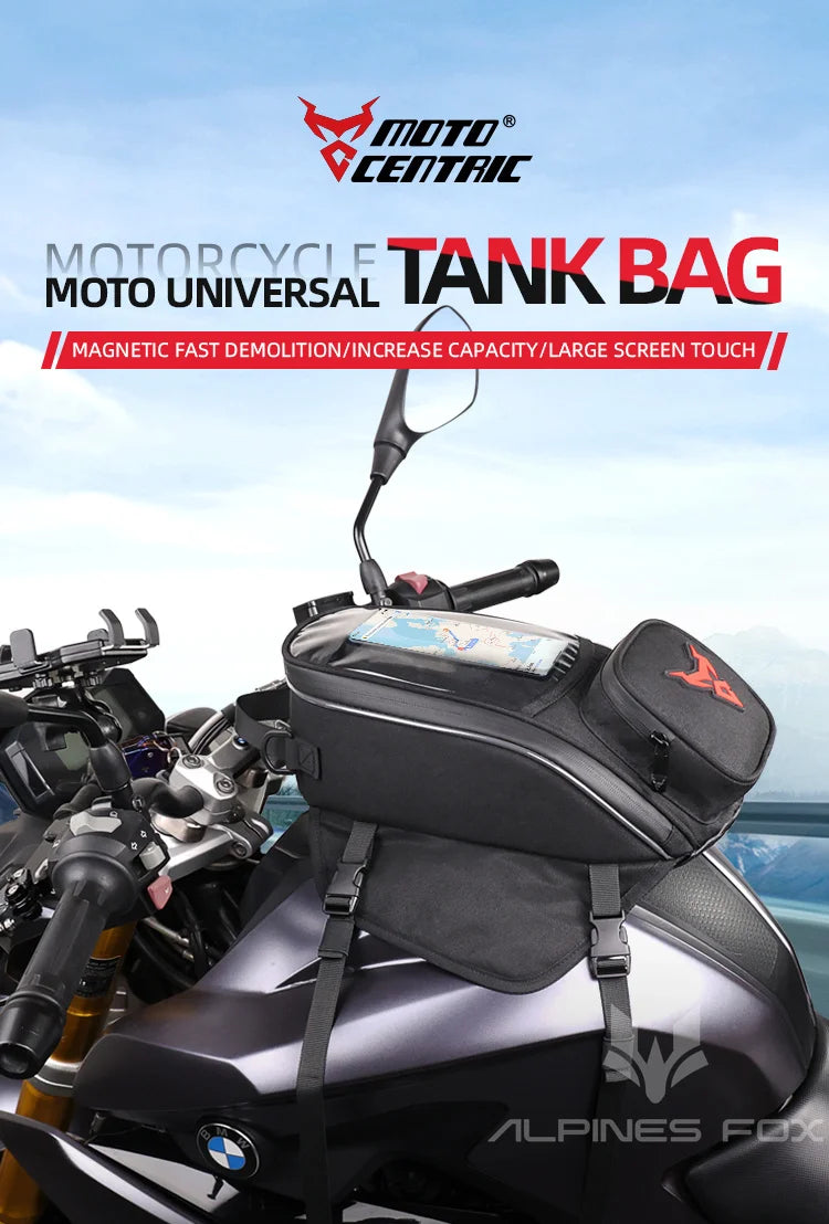 Waterproof Magnetic Motorcycle Tank Bag