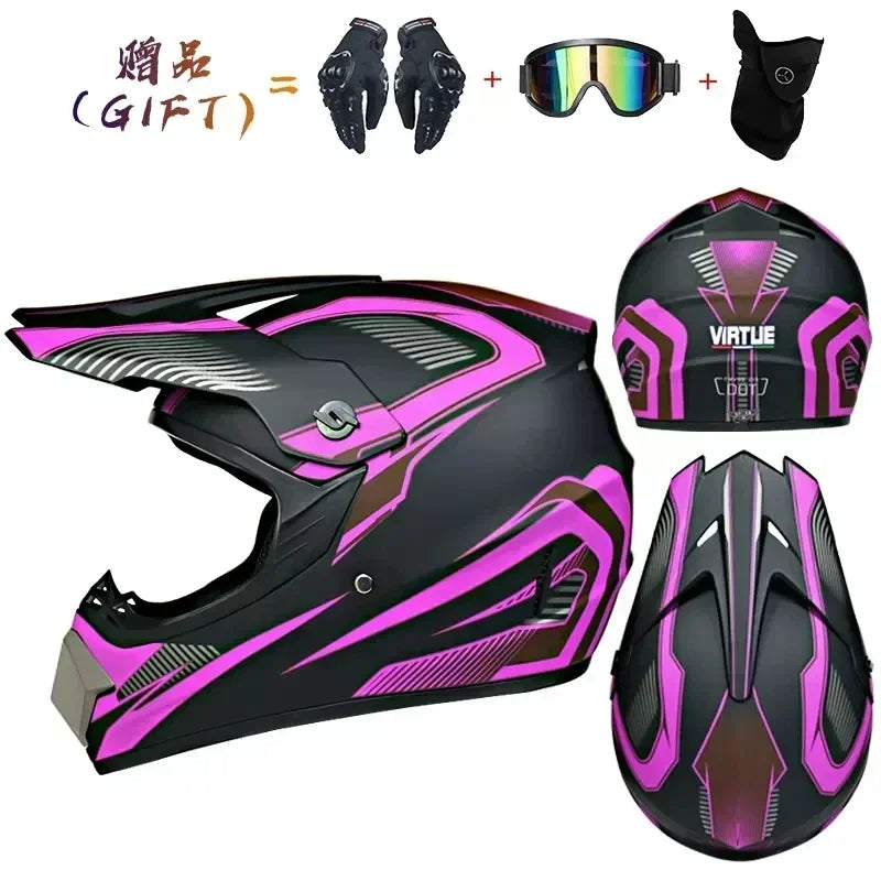 Off-Road Motorcycle Helmet - DOT Certified