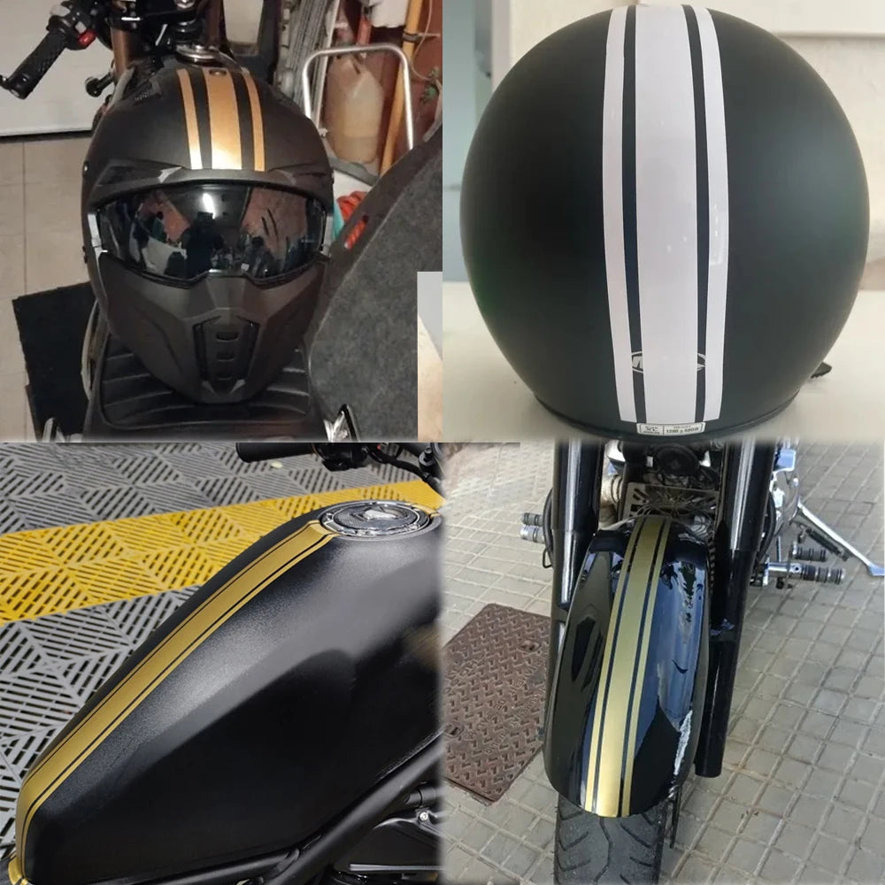 Sporty Stripe Motorcycle Stickers