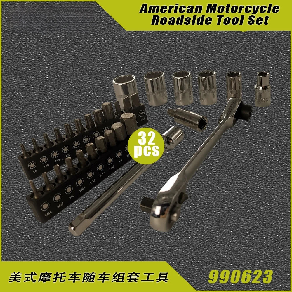 Motorcycle Maintenance and Repair Tool Set for Harley Davidson & American Bikes