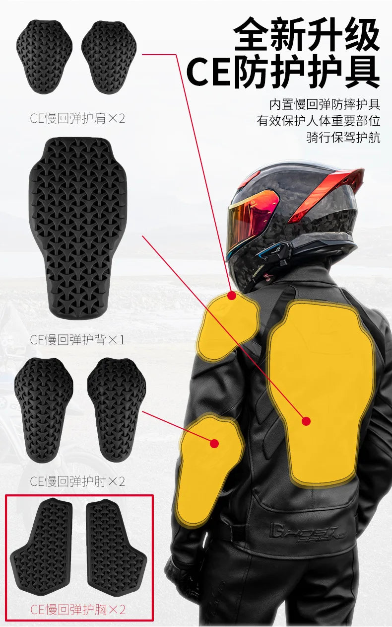 Men's Leather Motorcycle Jacket