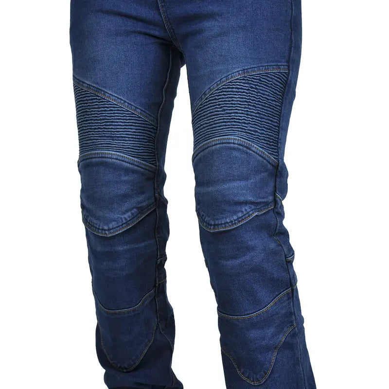 Women's Embroidery Motorcycle Pants