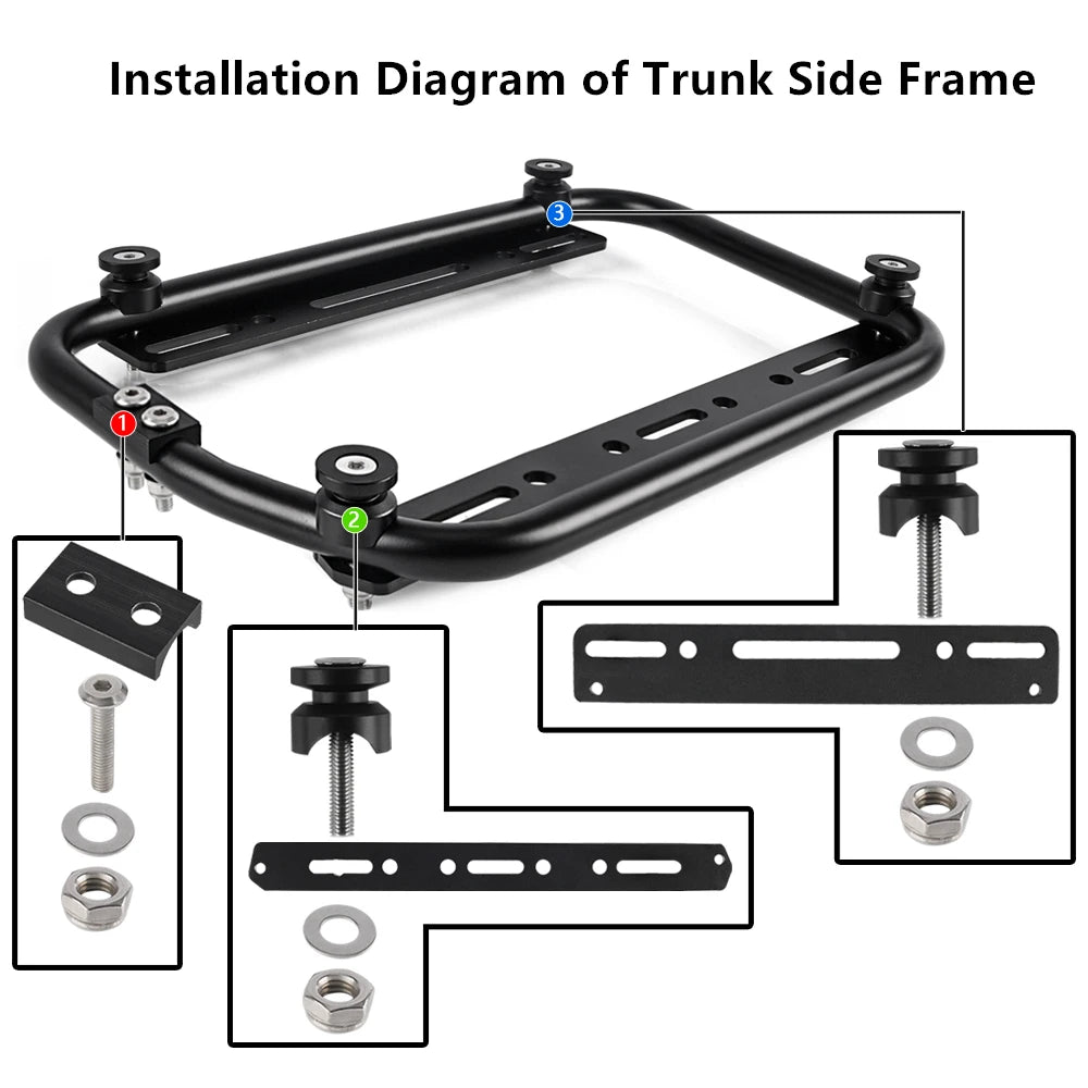 Motorcycle Side Case Brackets