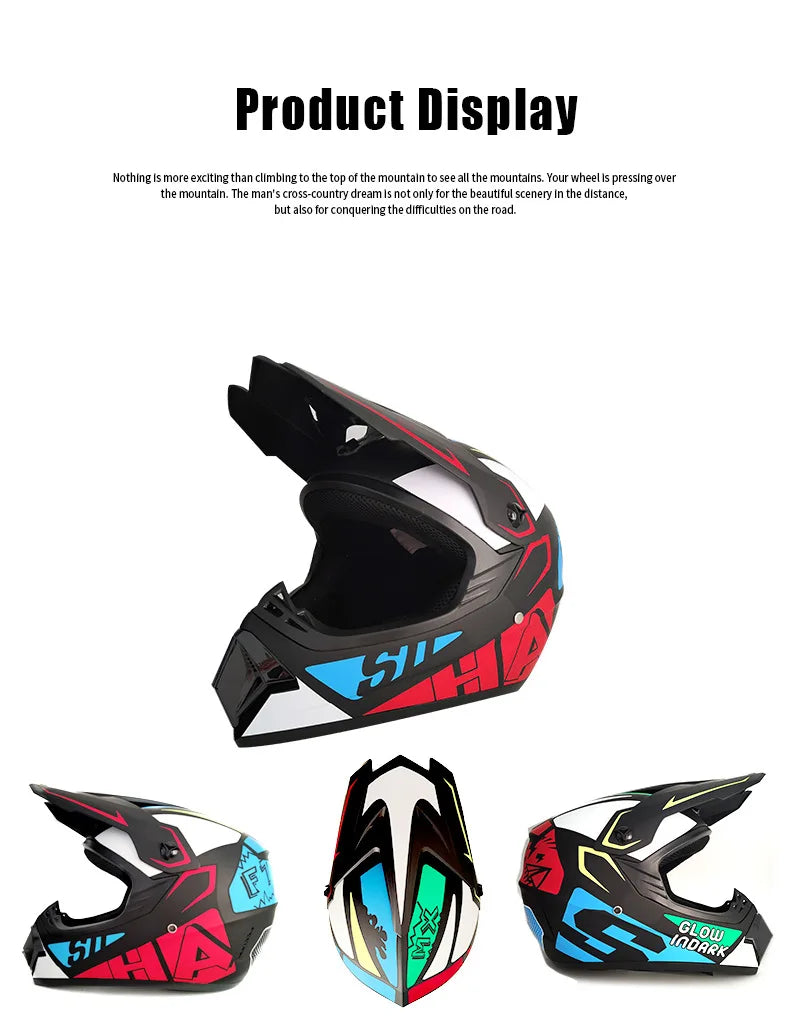 Kids Motocross Off-Road Motorcycle Helmet