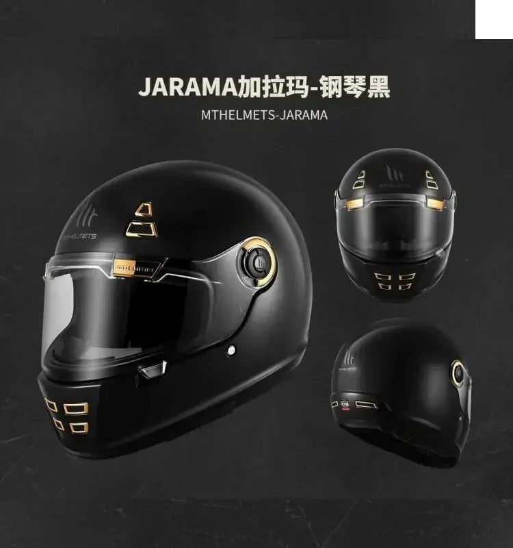 MT Jarama Retro Motorcycle Helmet