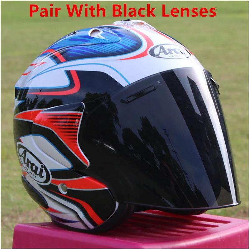 SZ-Ram 3 White Blue Open Face Motorcycle Helmet