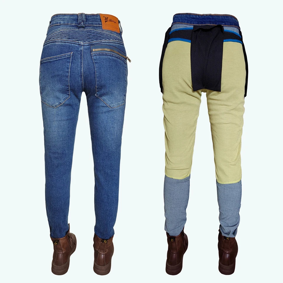 Aramid Fiber Motorcycle Pants for Men - Kevlar Moto Jeans
